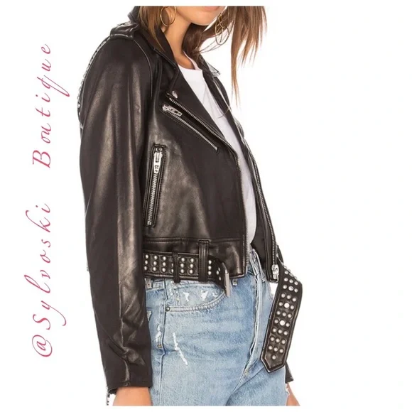 🔥BLANKNYC Black Smoke Leather Jacket in Black - Picture 4 of 6